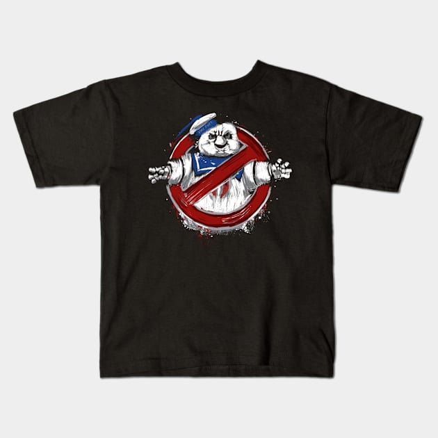 stay puft busted Kids T-Shirt by LegendaryPhoenix